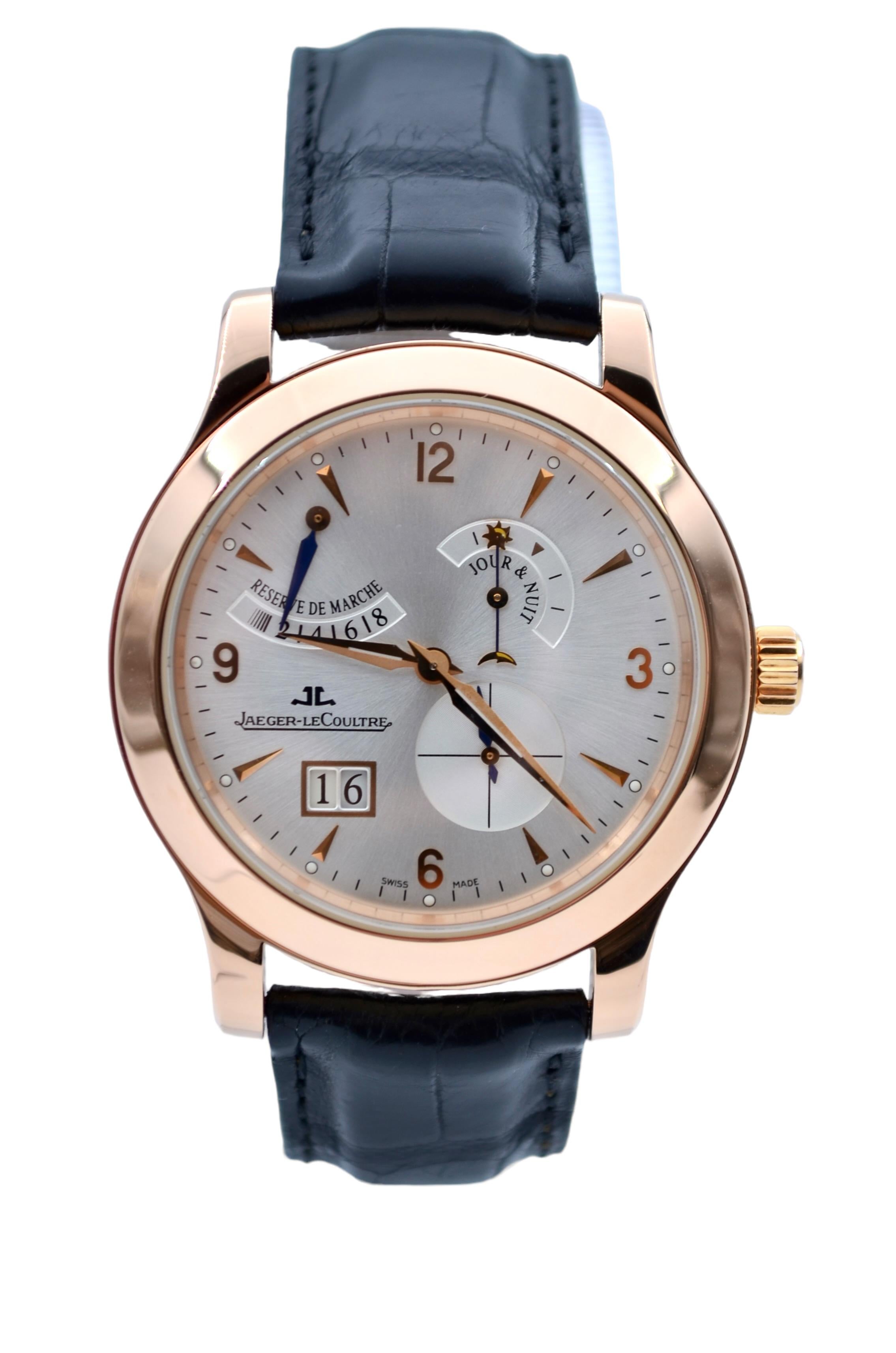 Jaeger LeCoultre Master Control Rose Gold 41.5mm Power Reserve Display 146.2.17 1