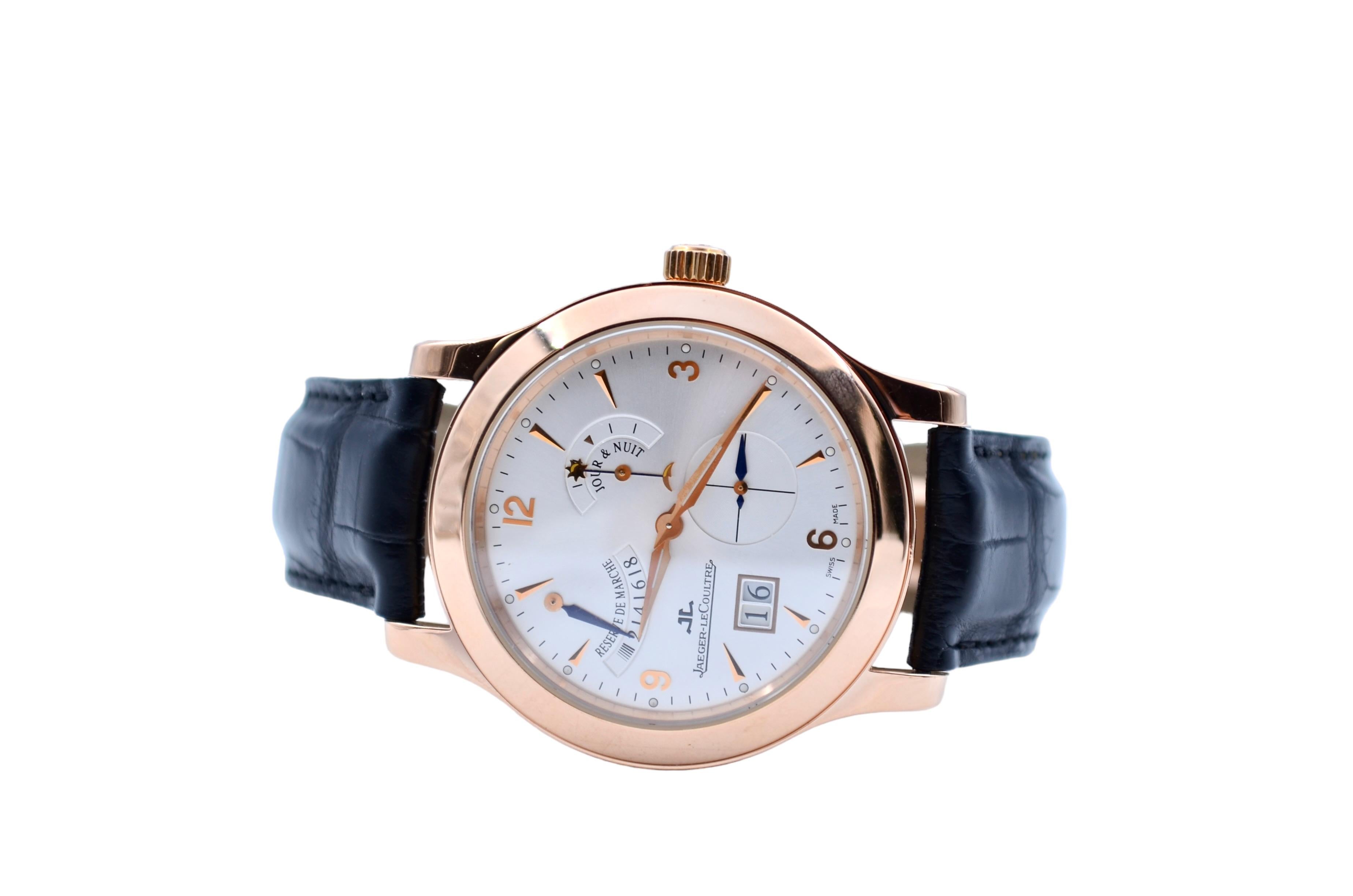 Jaeger LeCoultre Master Control Rose Gold 41.5mm Power Reserve Display 146.2.17 2