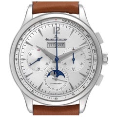 Jaeger Lecoultre Master Control Steel Mens Watch 830.8.C9.S Q4138420 Box Card