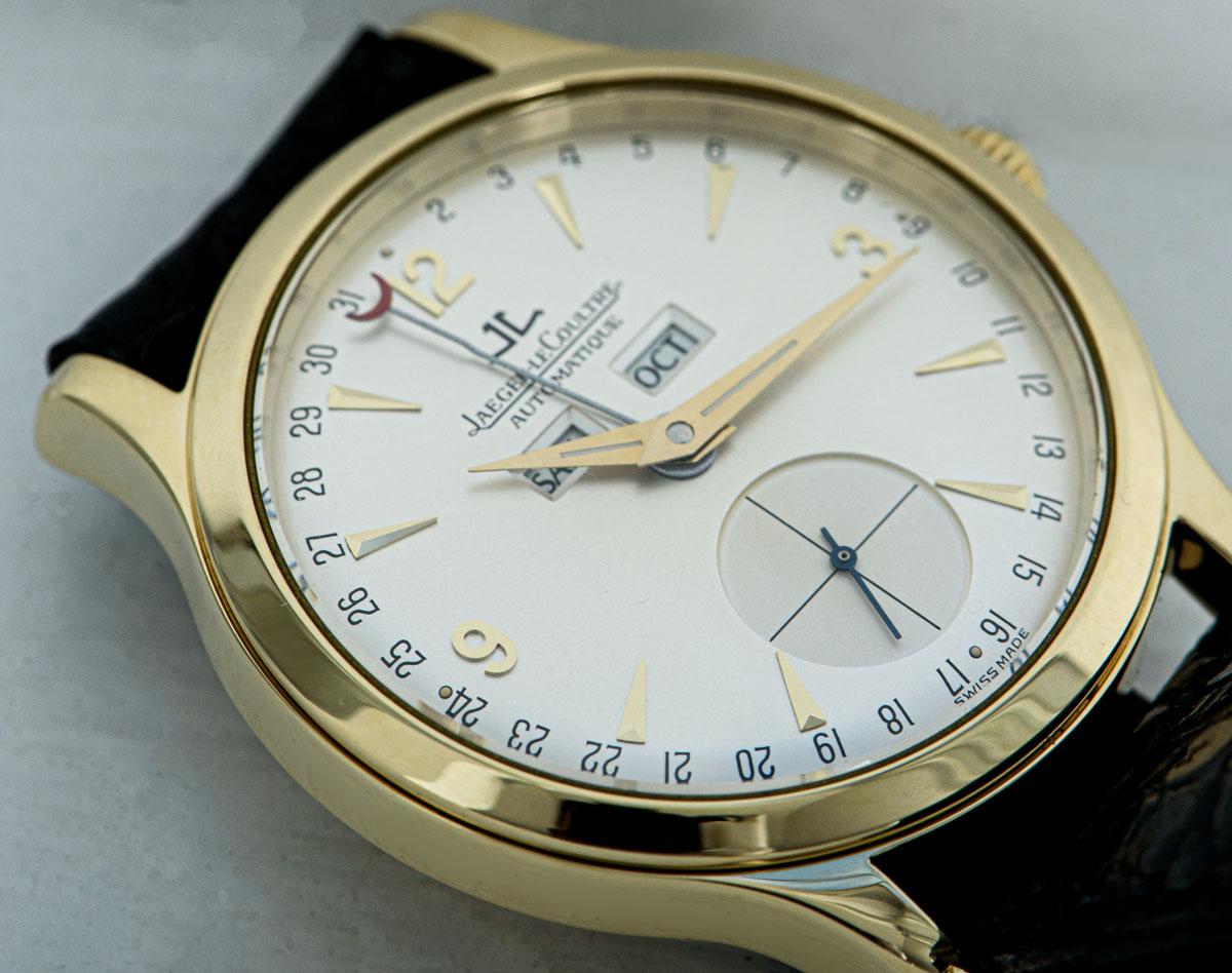 Jaeger-LeCoultre Master Date Gents 18 Karat Yellow Gold Silver Dial 140.1.87 4