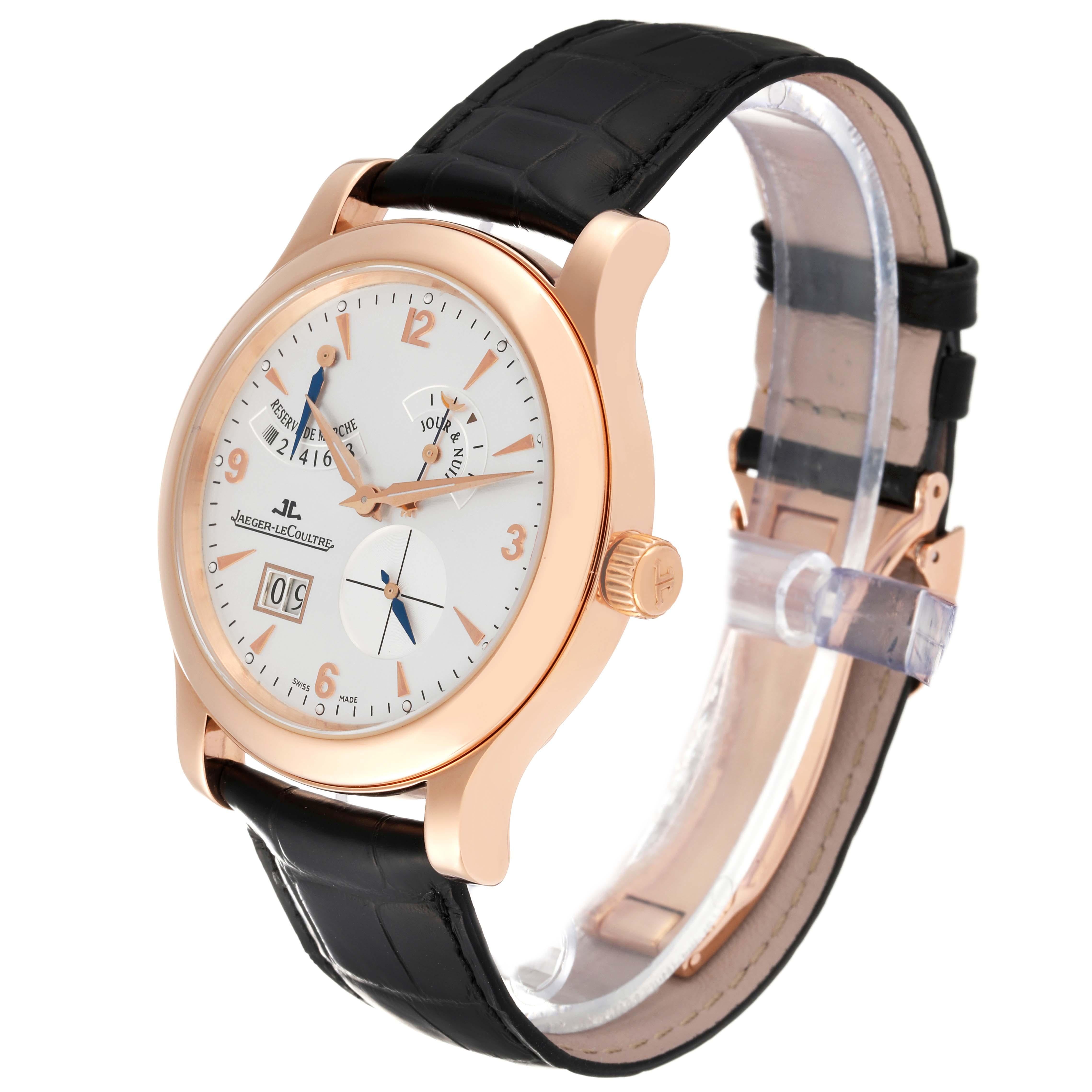 Jaeger Lecoultre Master Eight Days Rose Gold Watch 146.2.17.S Q1602420 For Sale 2
