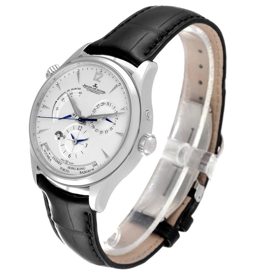 Jaeger LeCoultre Master Geographic Herrenuhr 176.8.29.S Q1428421 Box Papiere im Angebot 1