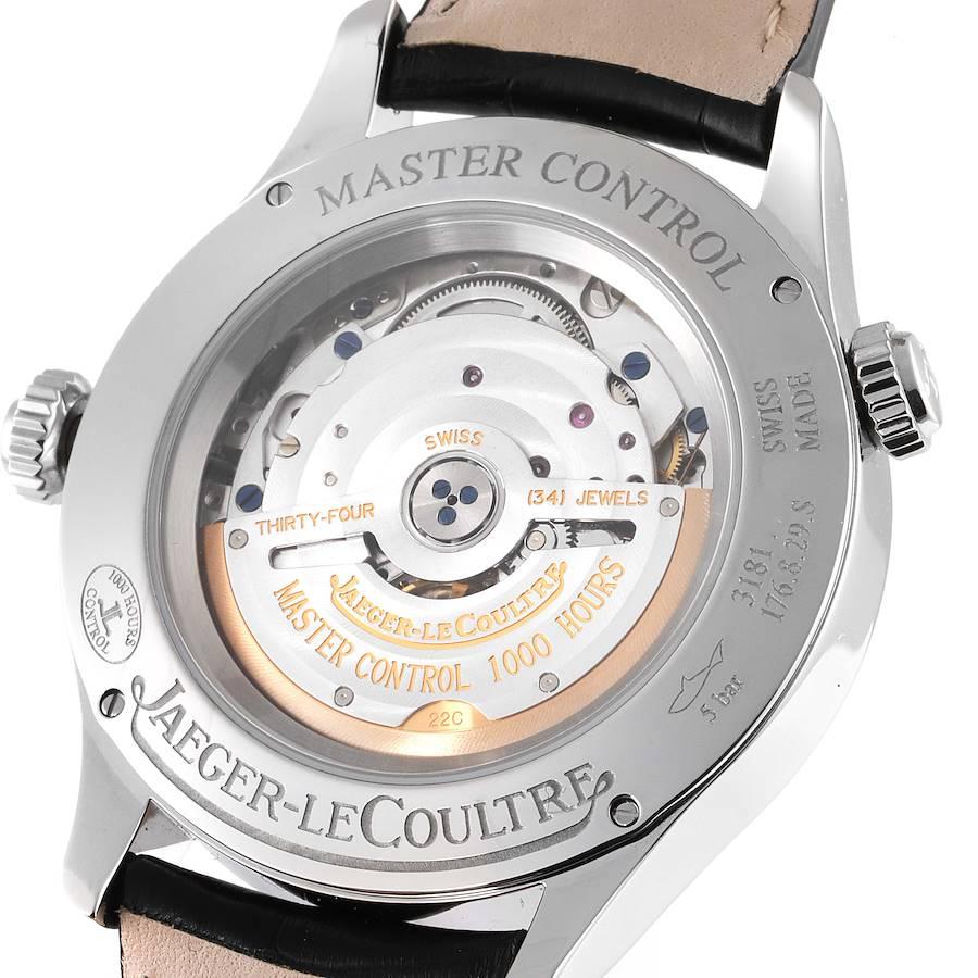 Jaeger LeCoultre Master Geographic Herrenuhr 176.8.29.S Q1428421 Box Papiere im Angebot 3