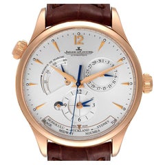 Jaeger Lecoultre Master Geographic Rose Gold Mens Watch 176.2.295 Q1422421