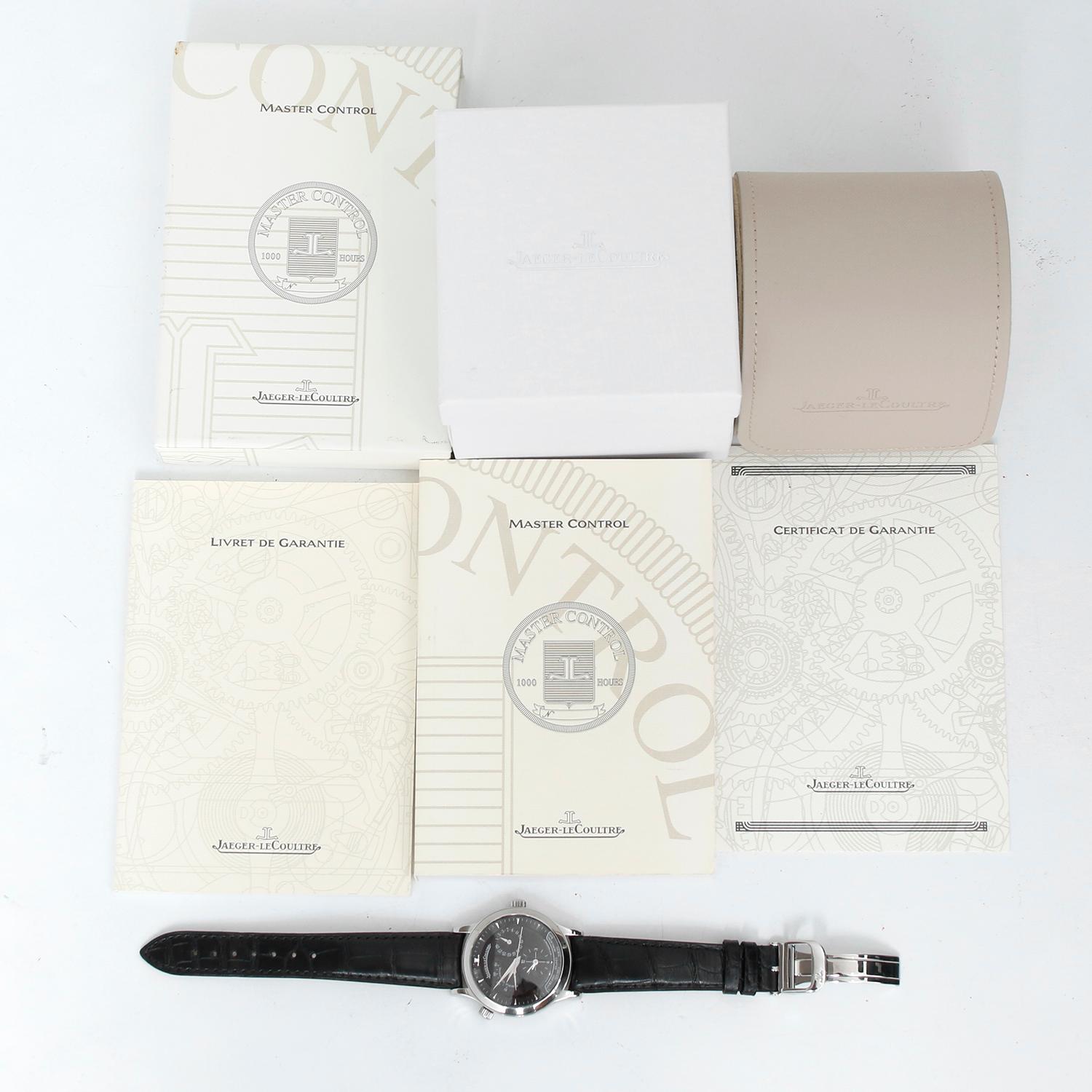 Jaeger-LeCoultre Master Geographic Stainless Steel Ref 142.8.92S Watch 2