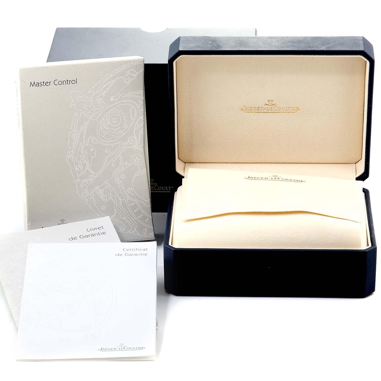 Jaeger-LeCoultre Master Geographic Watch 142.8.92.S Q1428420 Box Papers 3
