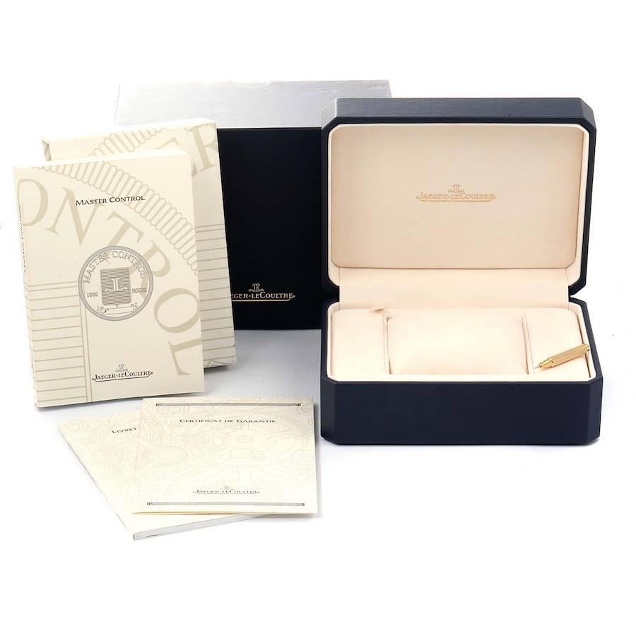 Jaeger Lecoultre Master Geographic Watch 142.8.92.S Q1428420 Box Papers For Sale 2
