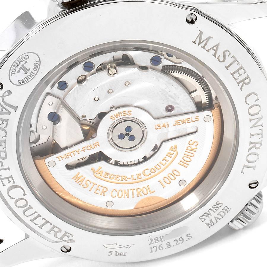 Men's Jaeger Lecoultre Master Geographic Watch 176.8.29.S Q1428421 Box Papers For Sale