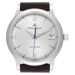 Jaeger-LeCoultre Master Grande Taille Datum Stahl Herrenuhr 140.8.89 Box Papiere