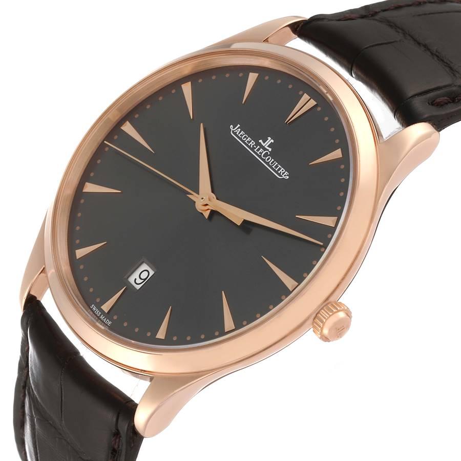 Men's Jaeger Lecoultre Master Grande Ultra Thin Rose Gold Mens Watch 174.2.37.S For Sale
