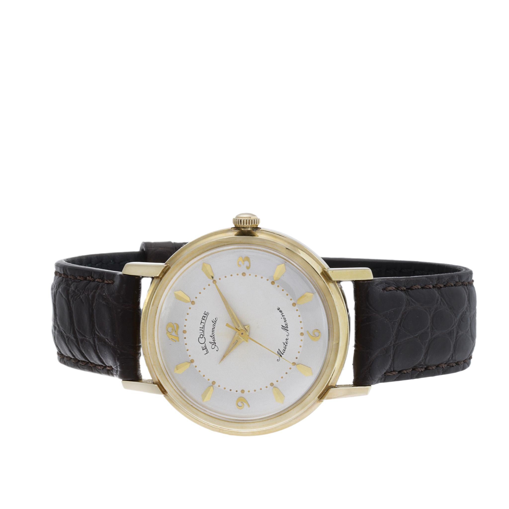 Jaeger-LeCoultre Master Mariner 14K Yellow Gold In Good Condition For Sale In New York, NY
