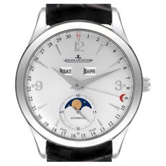 Jaeger Lecoultre Meister Mond Dreifachdatum Kalender Uhr Q1558420 Boxkarte