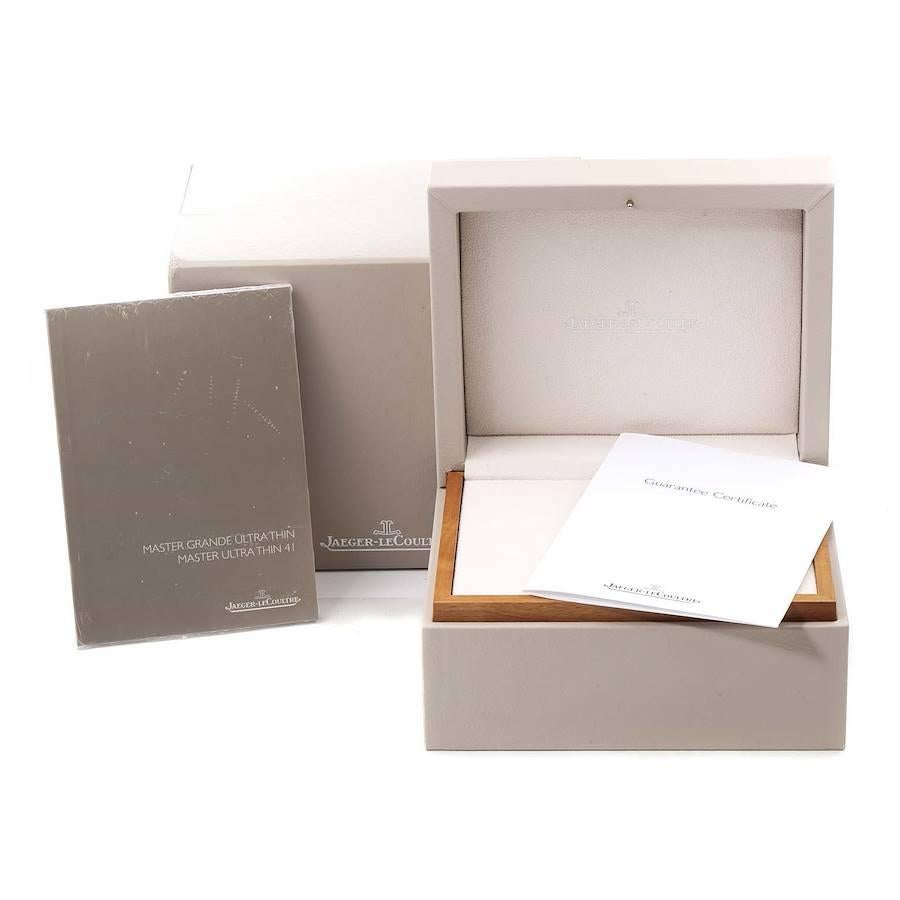 Jaeger Lecoultre Master Ultra Thin Mens Watch 170.8.37 Q1338421 Box Papers For Sale 3
