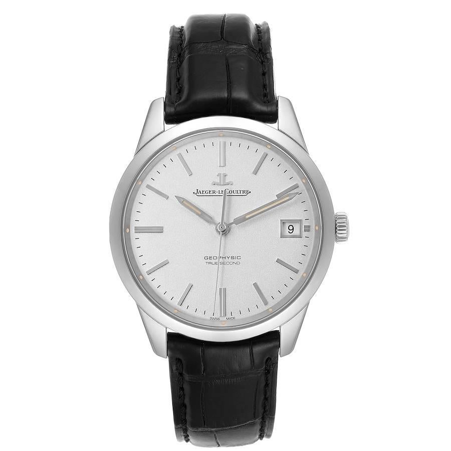 Jaeger Lecoultre Master Ultra Thin Mens Watch 501.8.T0.S Q8018420. Automatic self-winding movement. Calibre JLC 770. Stainless steel ultra-thin round case 39.6 mm in diameter. Exhibition transparent sapphire crystal caseback. Stainless steel smooth