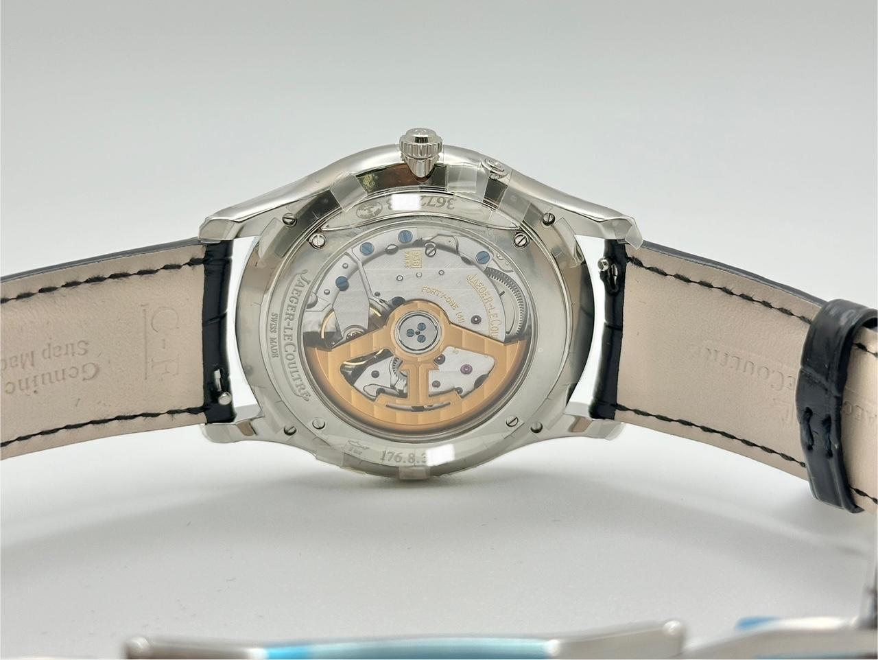 Jaeger-LeCoultre Master Ultra Thin Reserve De Marche Q1378420 Carta della scatola d'acciaio in vendita 2