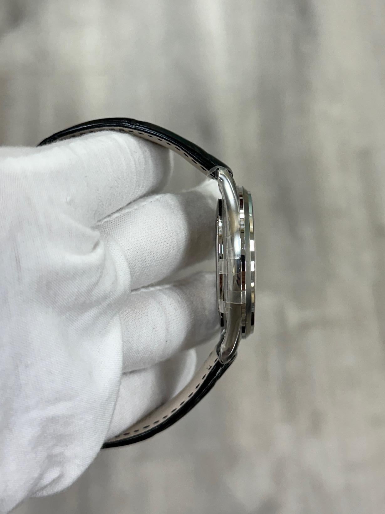 Jaeger-LeCoultre Master Ultra Thin Reserve De Marche Q1378420 Carta della scatola d'acciaio in vendita 5