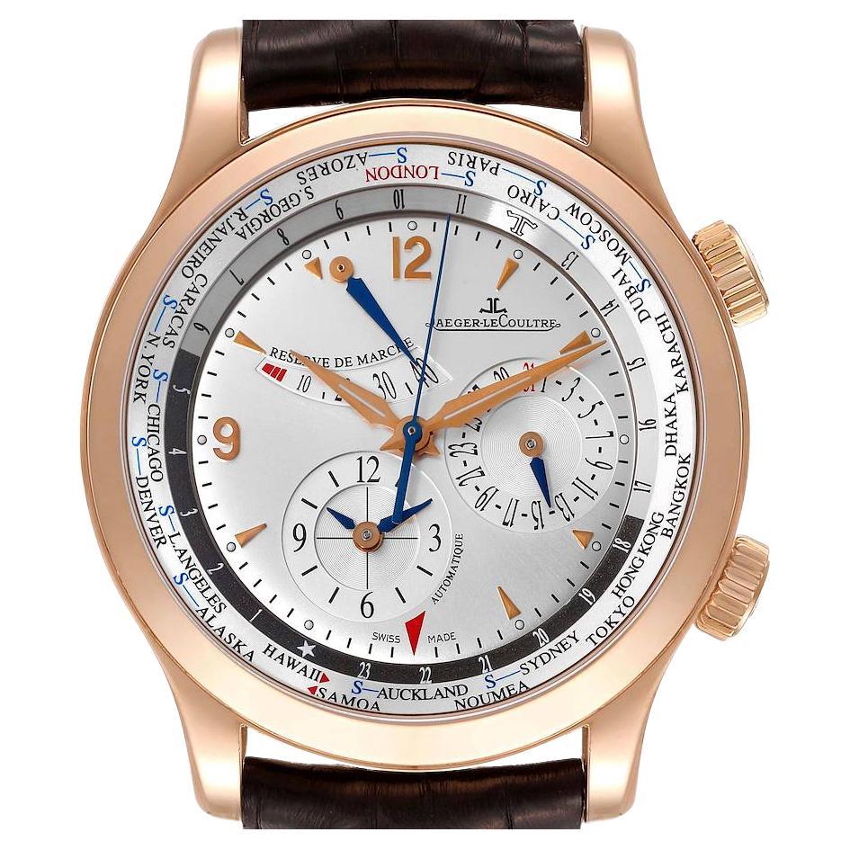 Jaeger Lecoultre Master World Geographic Rose Gold Watch 146.2.32.S Q1522420