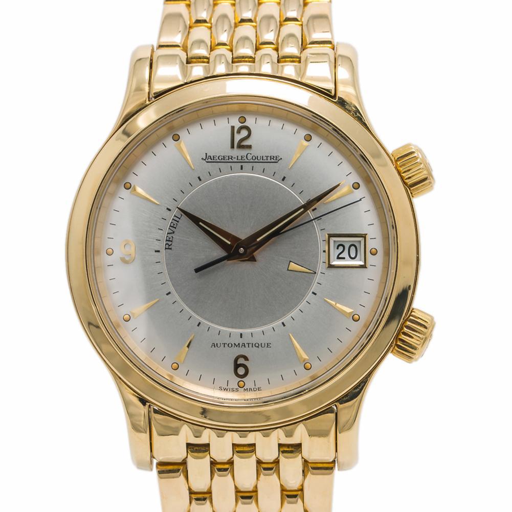 Men's Jaeger-LeCoultre Memovox 141.1.97, Silver Dial, Certified For Sale