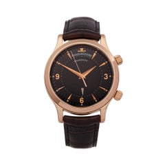 Jaeger-LeCoultre Memovox 18K Roségold Armbanduhr 144.2.94,5