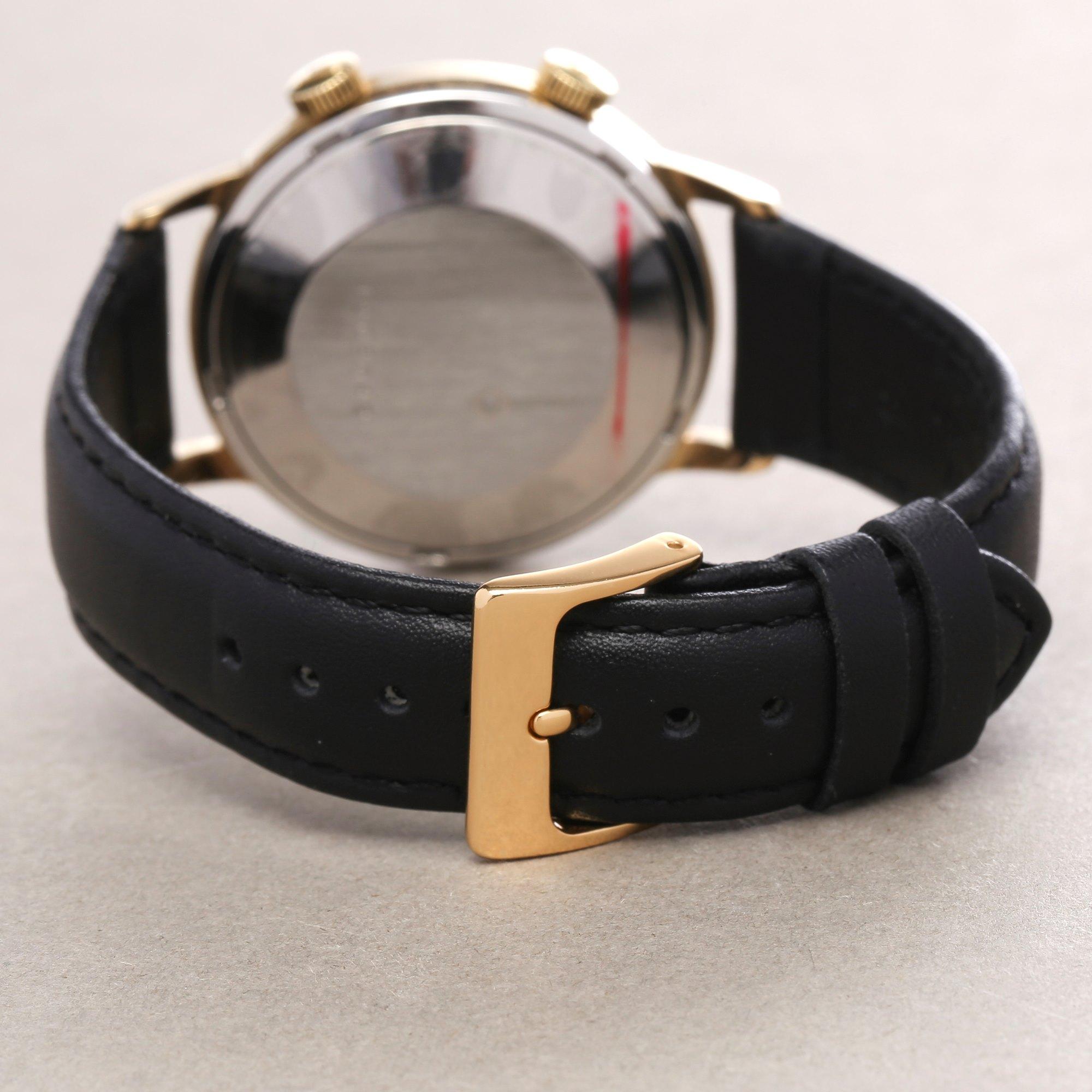 Women's or Men's Jaeger-LeCoultre Memovox 34290 Men's Gold-Plated Watch