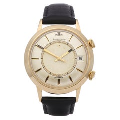 Jaeger-LeCoultre Montre Memovox plaquée or pour hommes 34290