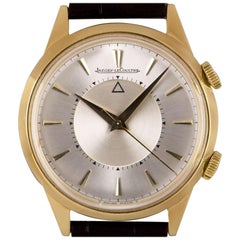 Jaeger-LeCoultre Memovox Alarm Vintage Gents Gold Capped Silver Dial