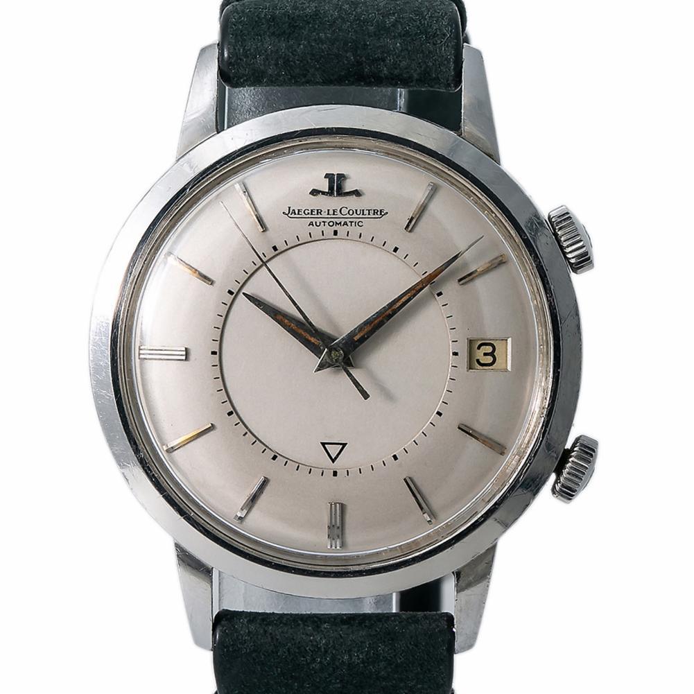 Jaeger-LeCoultre Memovox K825, Silver Dial, Certified and Warranty In Good Condition For Sale In Miami, FL