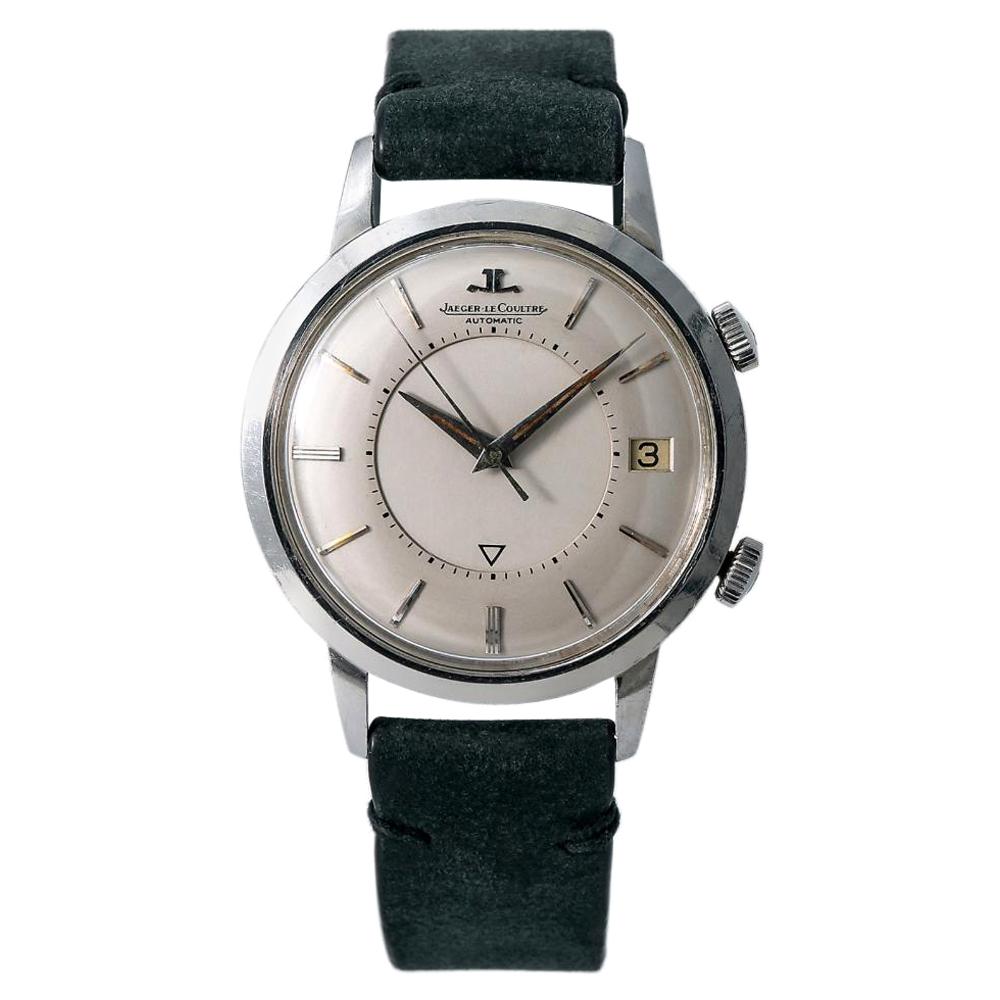 Jaeger-LeCoultre Memovox K825, Silver Dial, Certified and Warranty For Sale