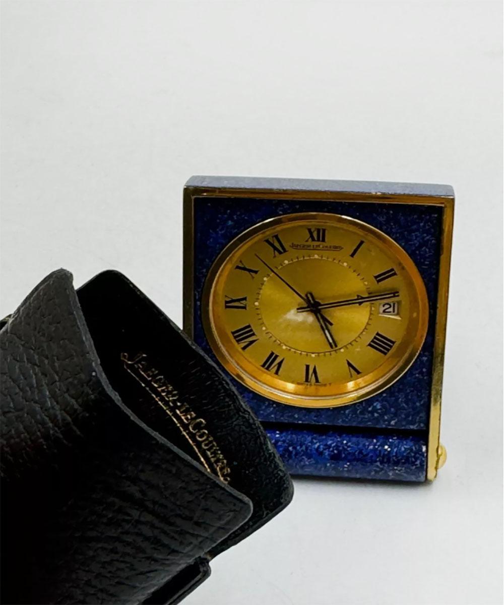 Jaeger-LeCoultre - Mémovox mechanical travel watch from the 1970s For Sale 5