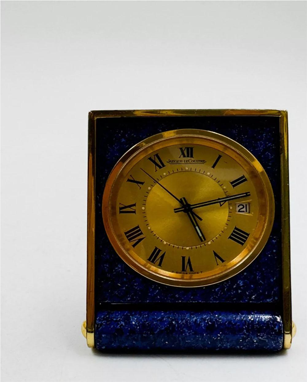 20th Century Jaeger-LeCoultre - Mémovox mechanical travel watch from the 1970s For Sale