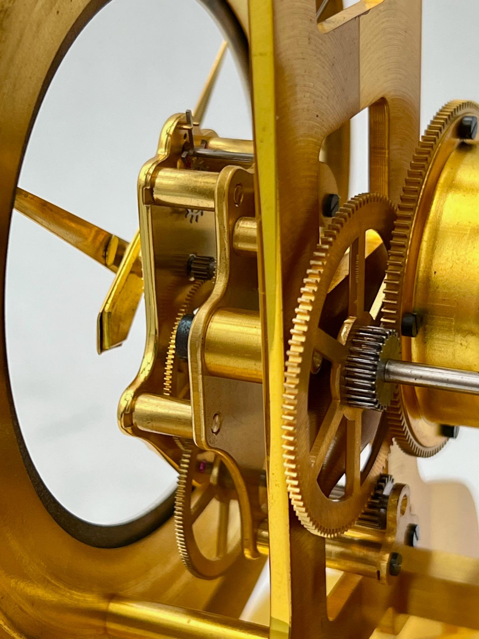 Brass Jaeger LeCoultre Mid Century Atmos Clock