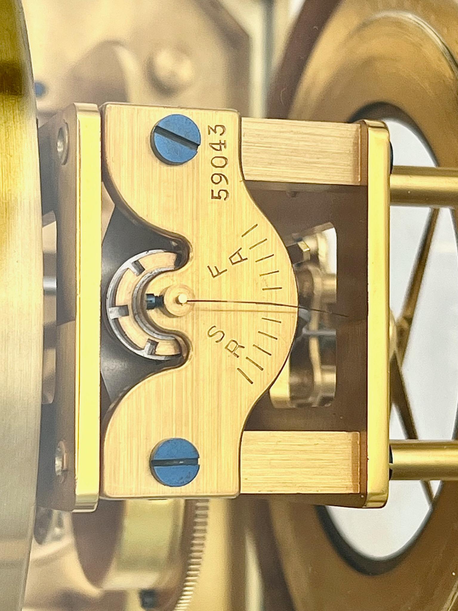 Gilt Jaeger LeCoultre Mid Century Atmos Clock