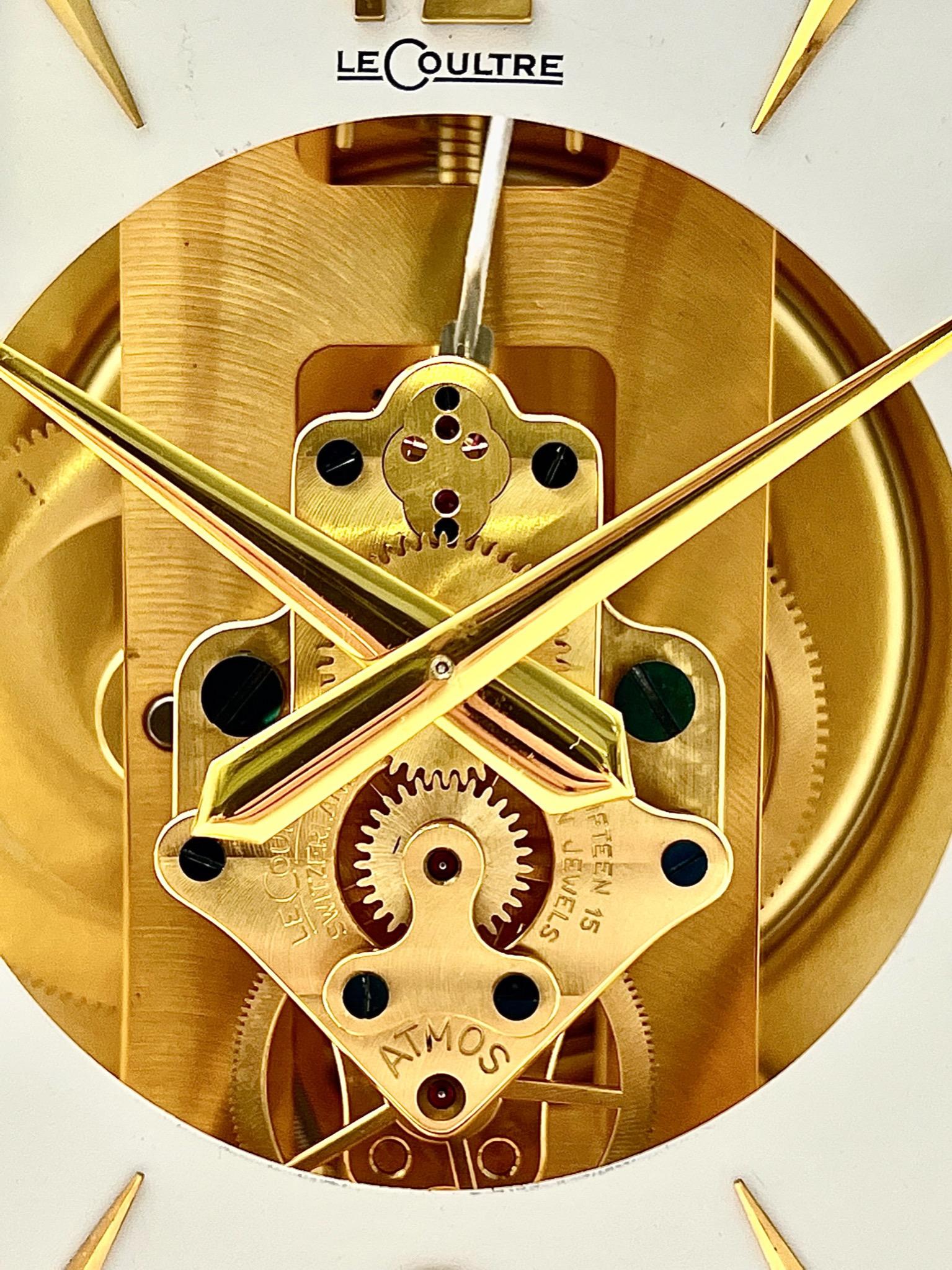20th Century Jaeger LeCoultre Mid Century Atmos Clock