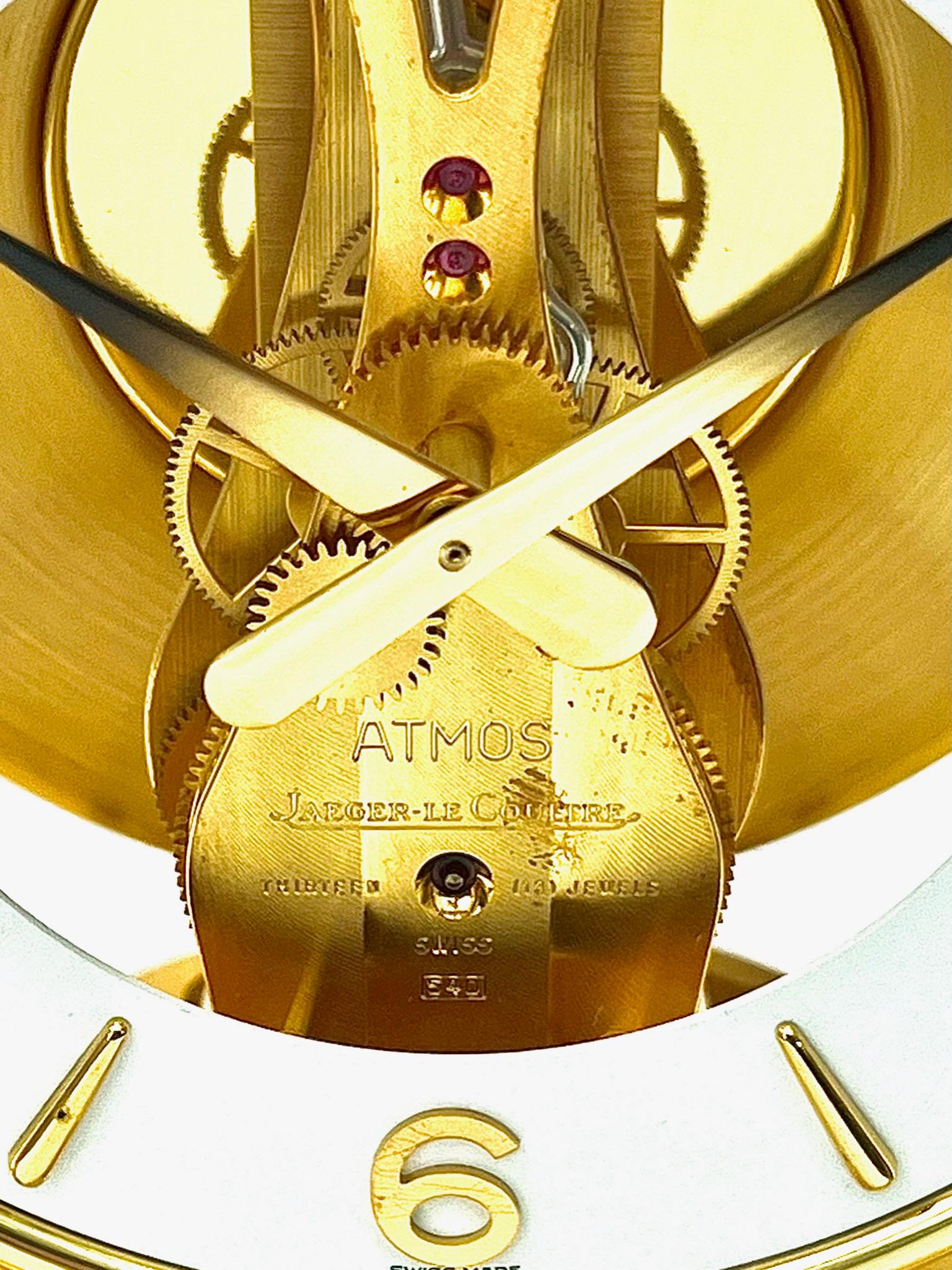 Mid-Century Modern Jaeger LeCoultre Mid Century Atmos Clock Model 540