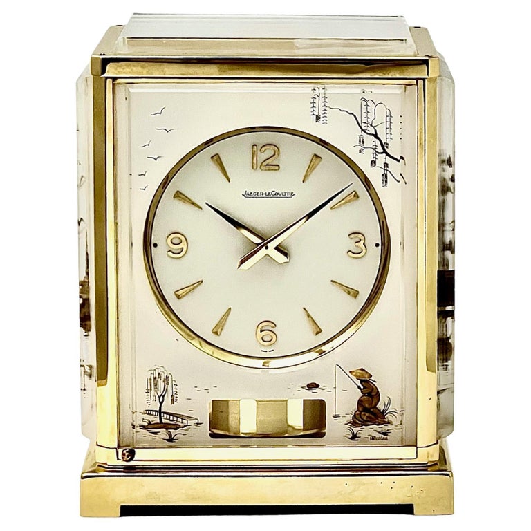 Jaeger LeCoultre Mid Century Marina Atmos Clock For Sale at 1stDibs