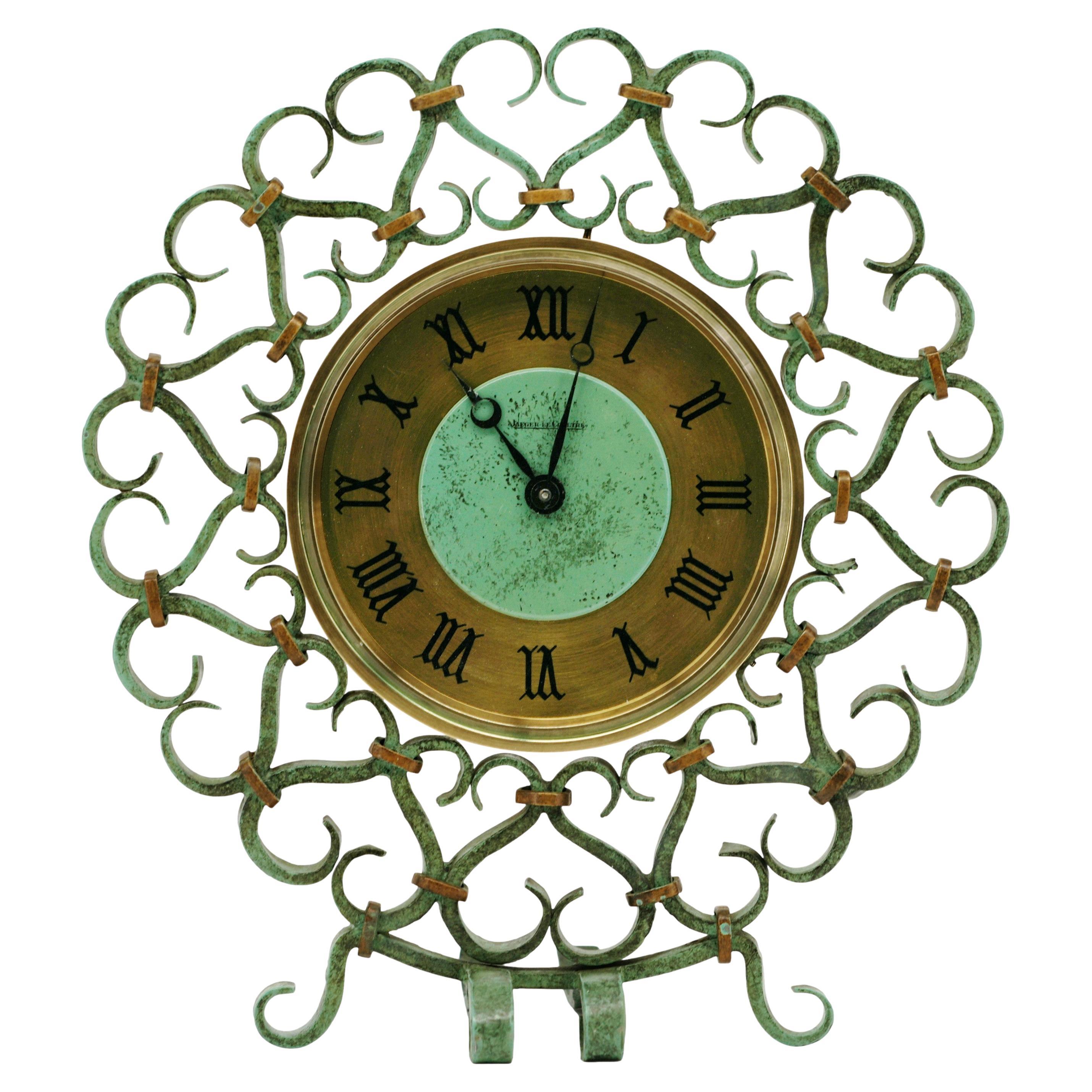 Jaeger-LeCoultre Mid-Century Modern Clock , France, circa 1950 en vente