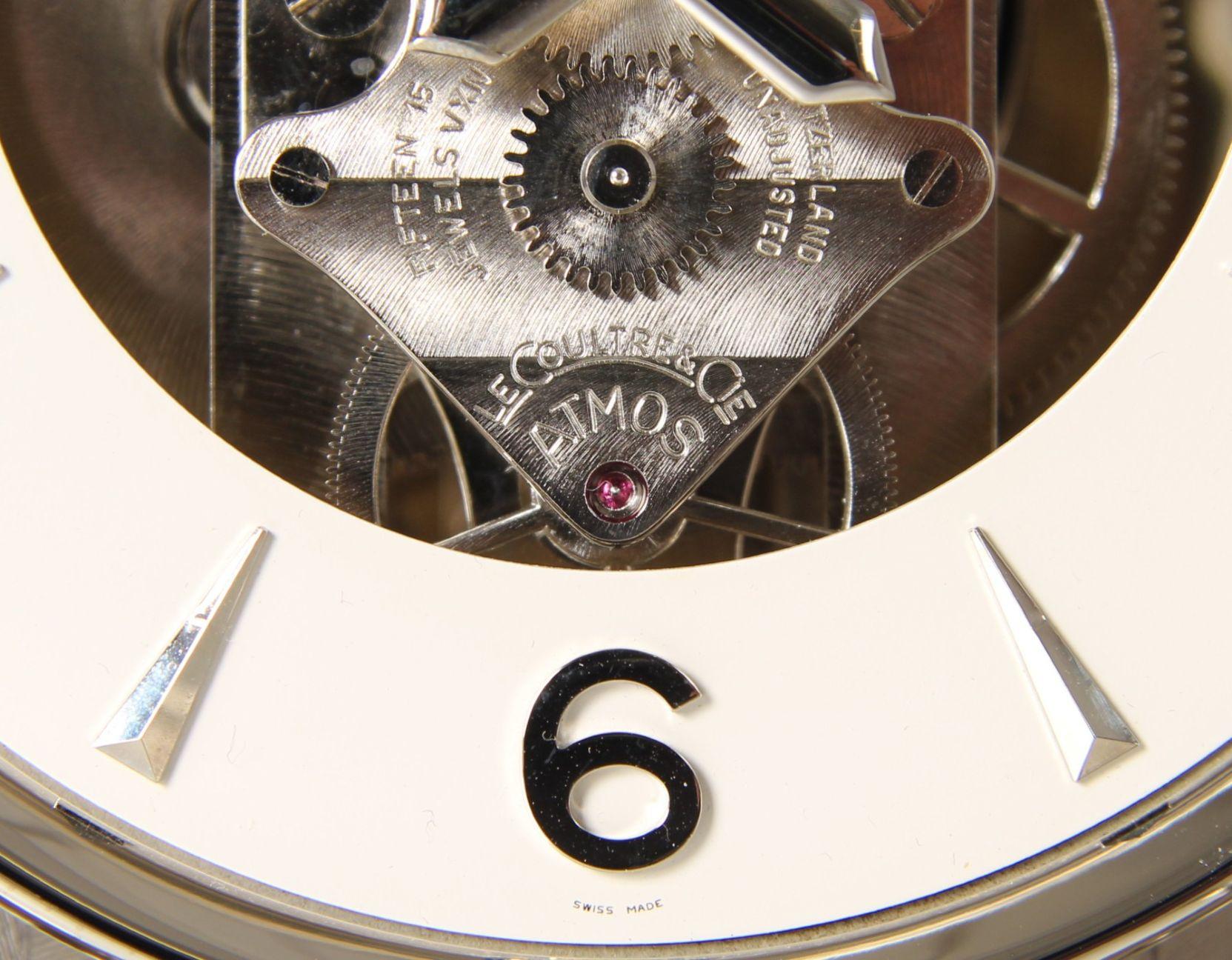 Jaeger LeCoultre, Nickel Plated Atmos Clock, Swiss Made in 1956 6