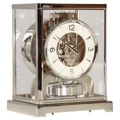 Jaeger LeCoultre, Nickel Plated Atmos Clock, Swiss Made in 1956
