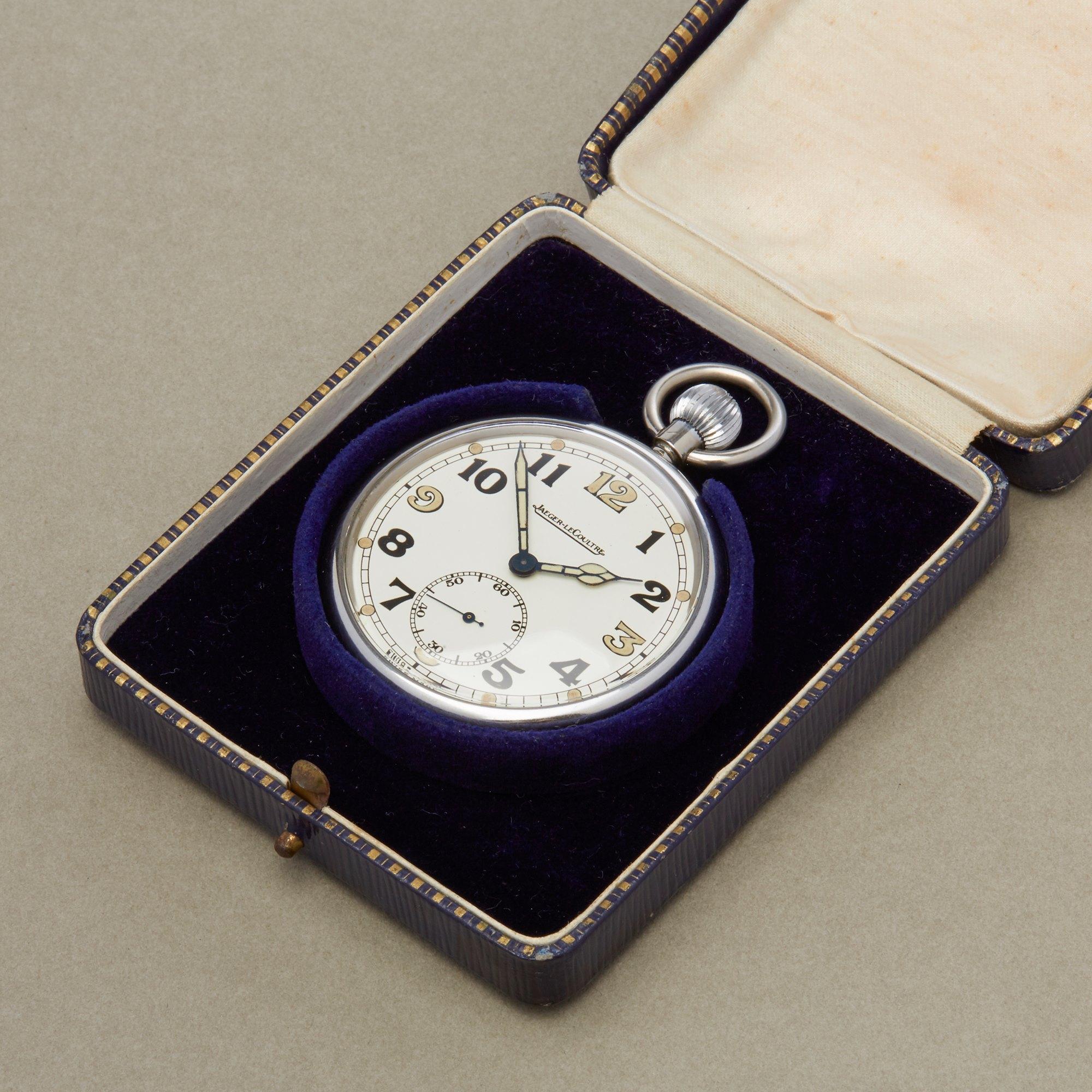 Jaeger-LeCoultre Pocket Watch G.S.T.P Military Pocket Watch 467/2 Unisex Stainle 4