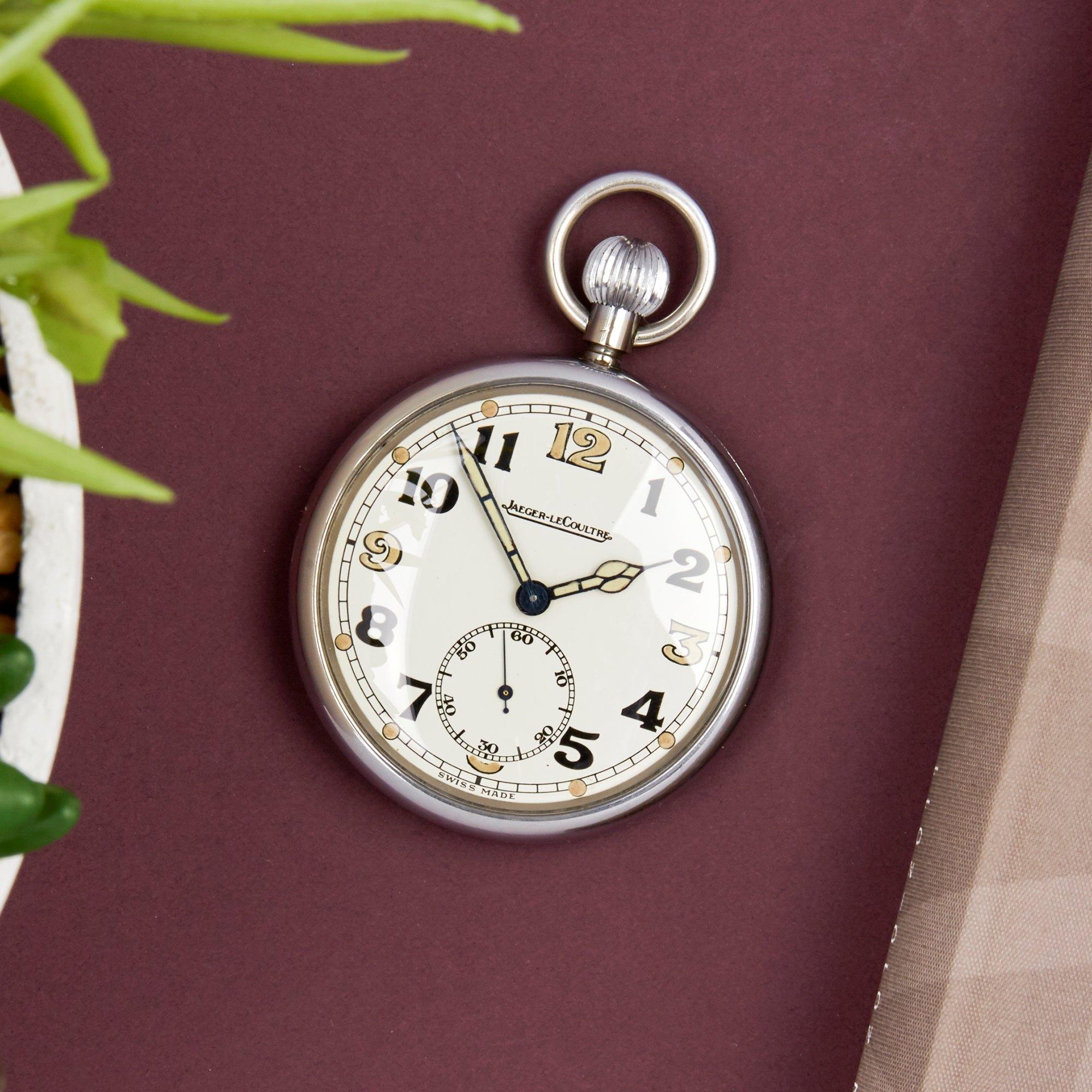 Jaeger-LeCoultre Pocket Watch G.S.T.P Military Pocket Watch 467/2 Unisex Stainle 5
