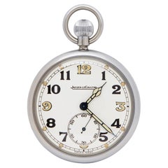 Vintage Jaeger-LeCoultre Pocket Watch G.S.T.P Military Pocket Watch 467/2 Unisex Stainle