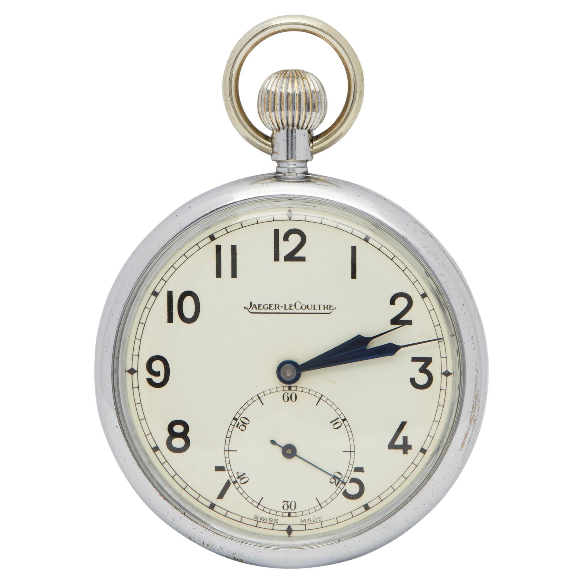 Jaeger-LeCoultre Pocket Watch Navigators 467/2 Unisex Stainless Steel 6E/50Watch