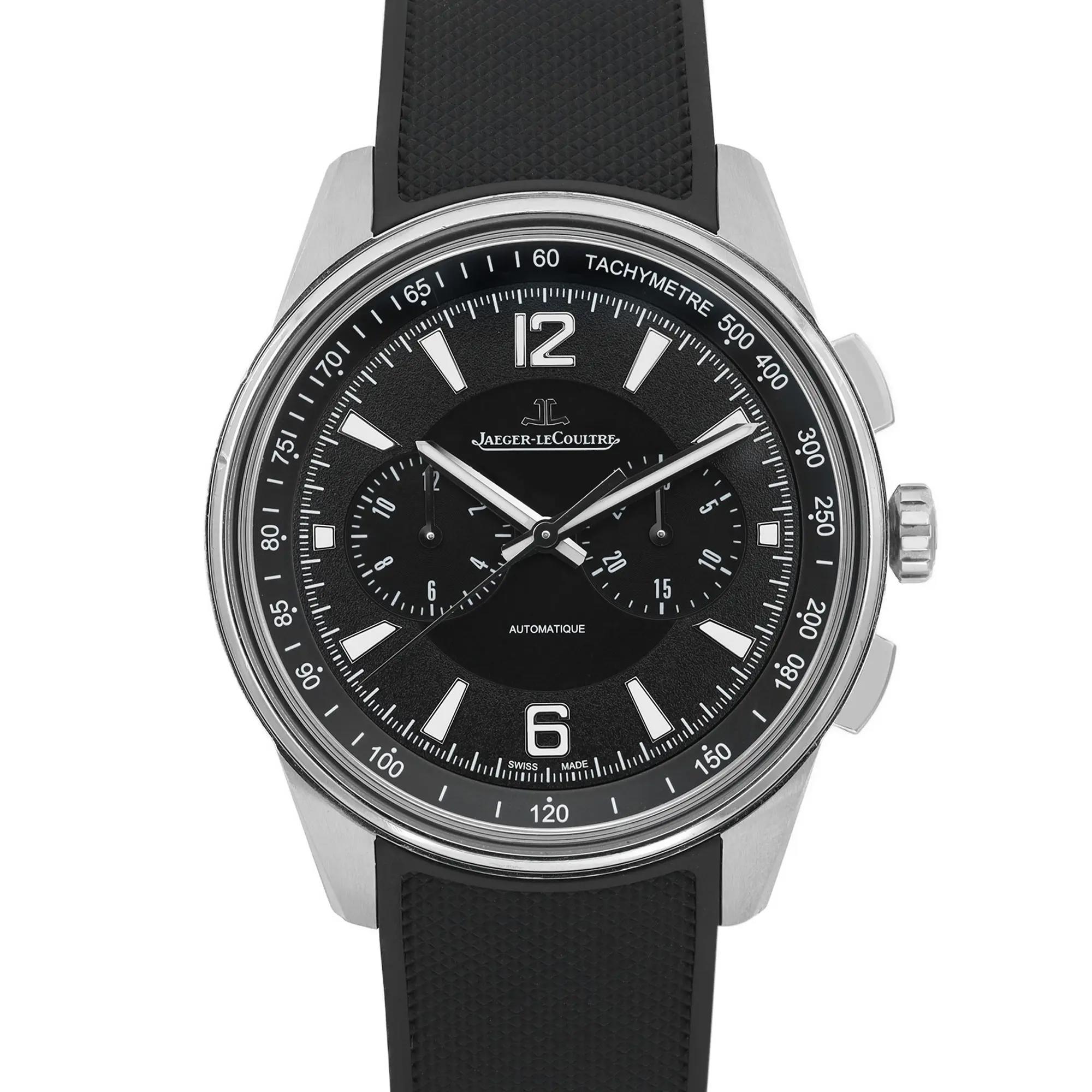 Mint pre-owned condition. It comes with an additional new brown leather band. Comes with a set of manuals. The original box and papers are not included. 

General Information
Brand: Jaeger-LeCoultre
Model: Jaeger-LeCoultre Polaris
Model Number: