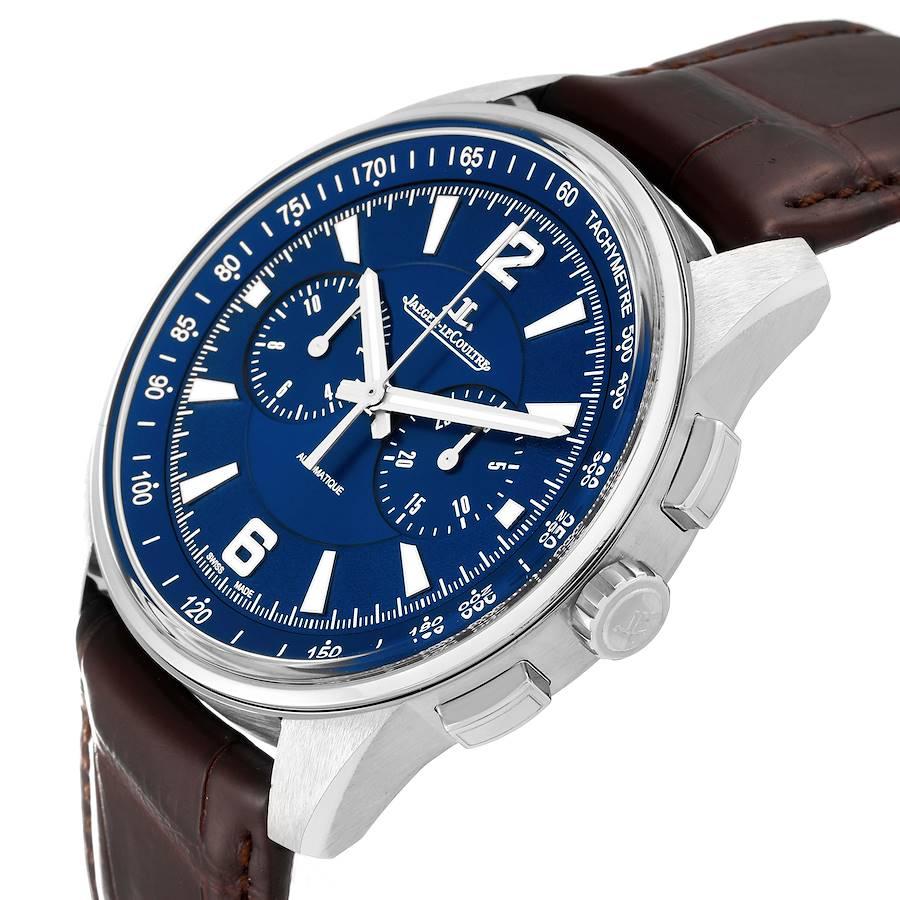 Jaeger Lecoultre Polaris Blue Dial Steel Watch 842.8.C1.s Q9028480 Box Papers For Sale 1