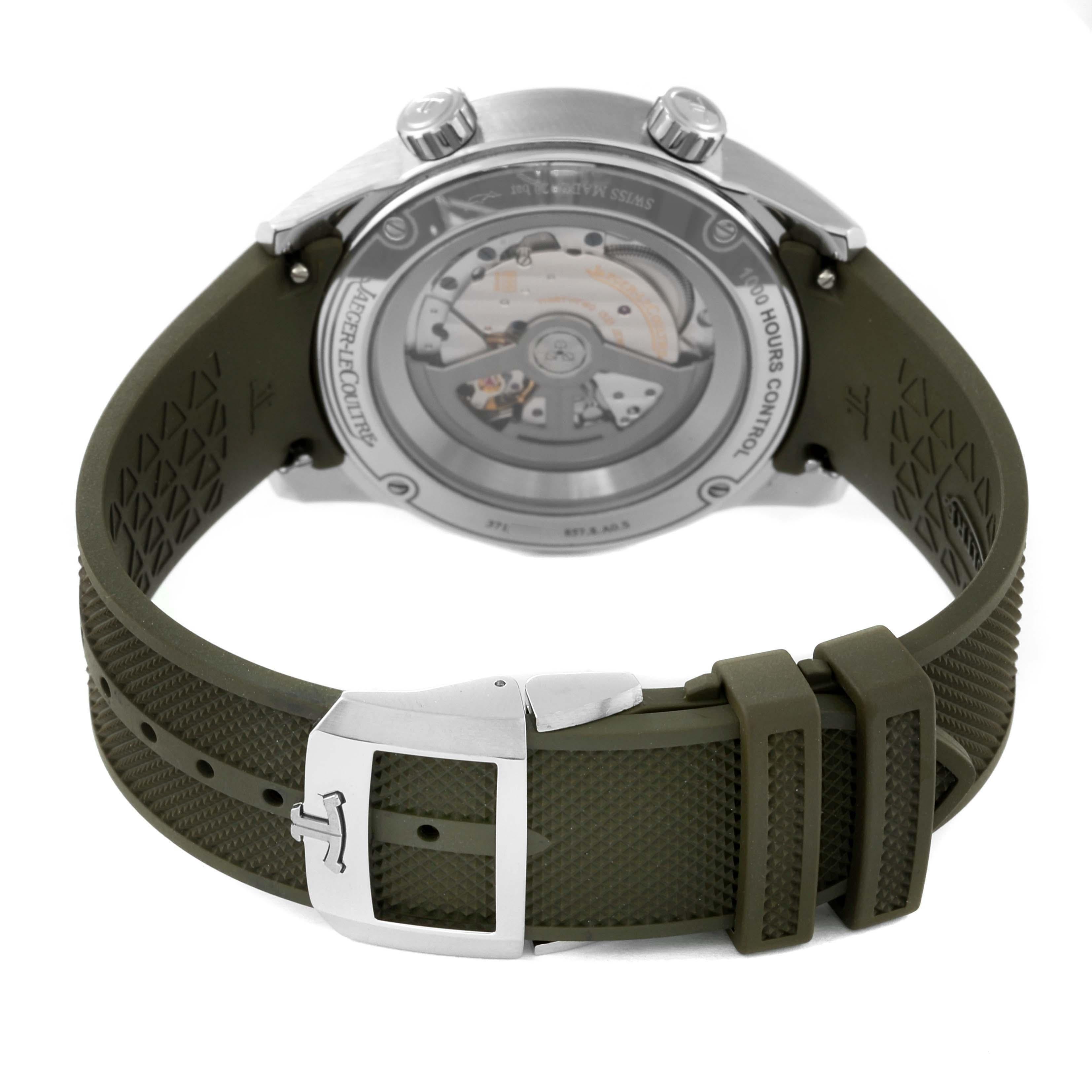 Jaeger LeCoultre Polaris Date Steel Mens Watch 857.8.A0.S Q906863J For Sale 4