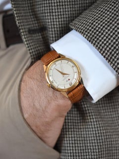 Jaeger-LeCoultre Power Reserve 40h Cal. 481 Bumper Automatico in oro rosa 18 carati, anni '50