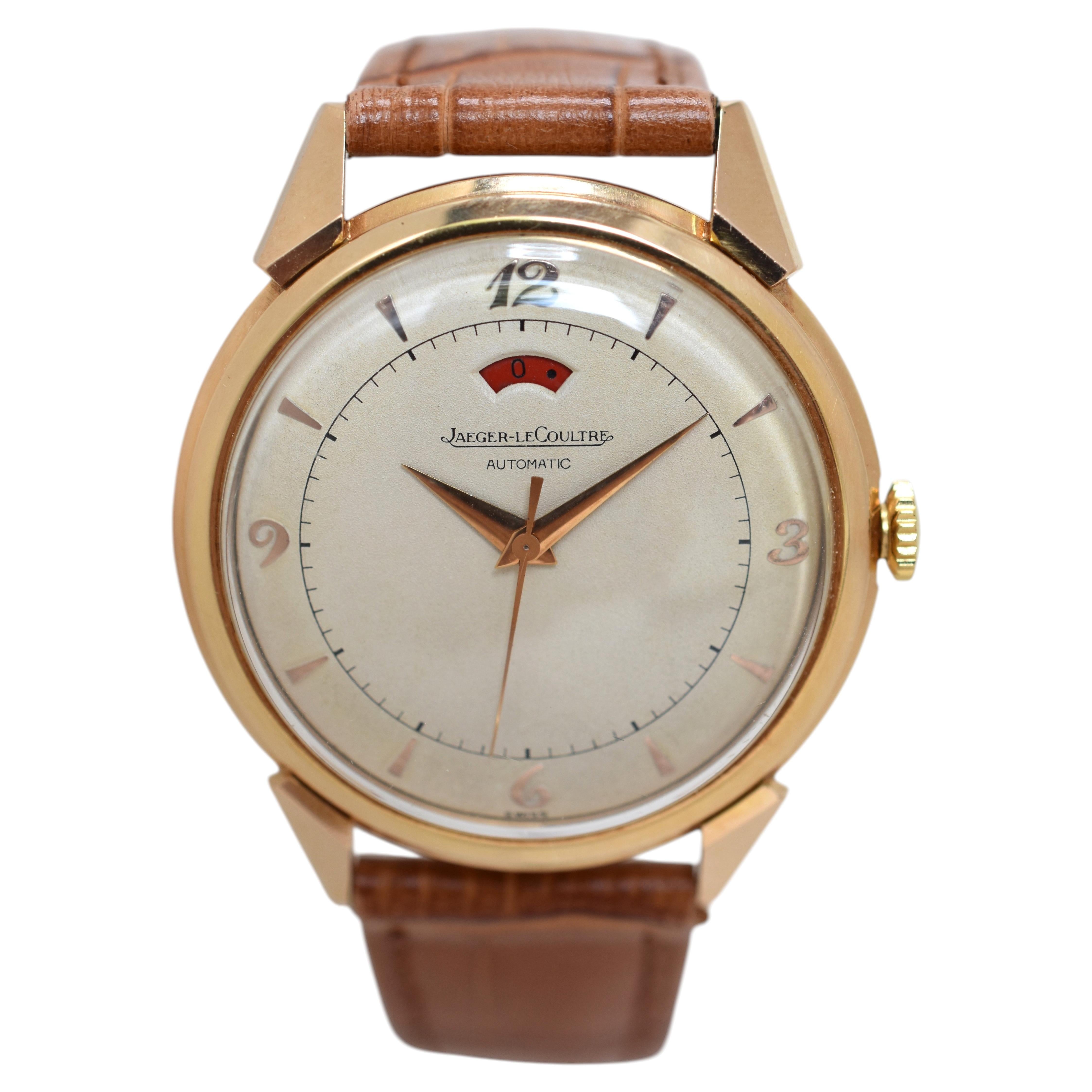 Jaeger-LeCoultre Power Reserve 40h Cal. 481 Bumper Automatic 18K Rose Gold 1950s