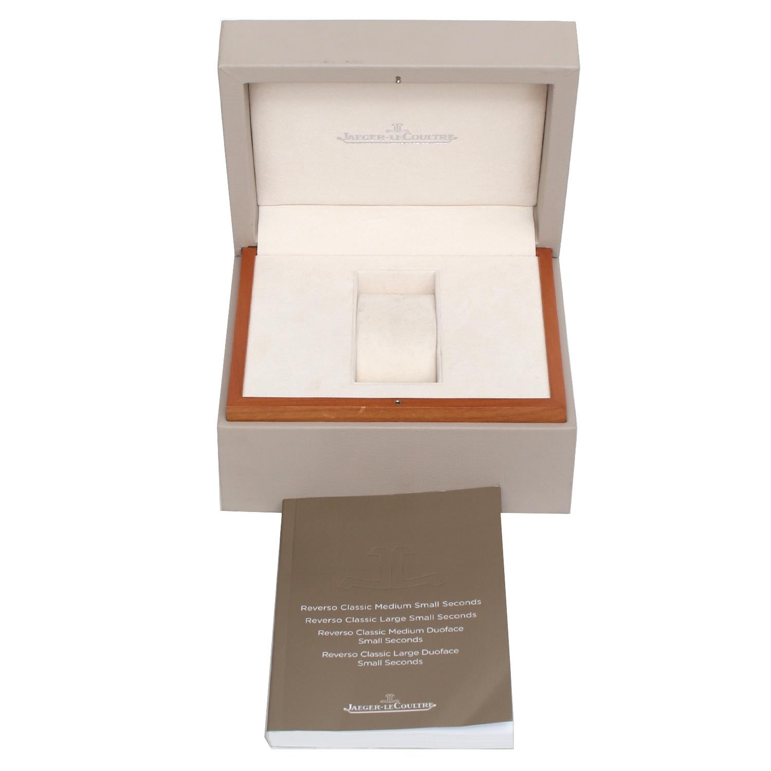 Jaeger, LeCoultre Reverso 18k Rose Gold Men's Watch 227.2.62 2