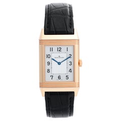 Jaeger, LeCoultre Reverso 18 Karat Rose Gold Men's Watch 227.2.62