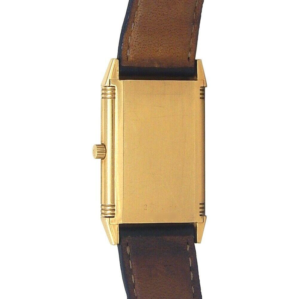 Jaeger-LeCoultre Reverso 18 Karat Yellow Gold Women's Watch Manual 250.1.86 In Excellent Condition For Sale In New York, NY